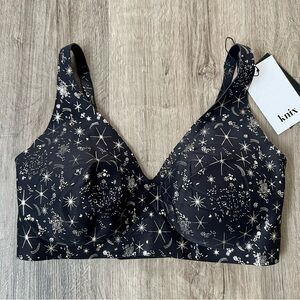 Knix Revolution V-Neck Wireless Bra Stargazer XS++ (30F, 30G)